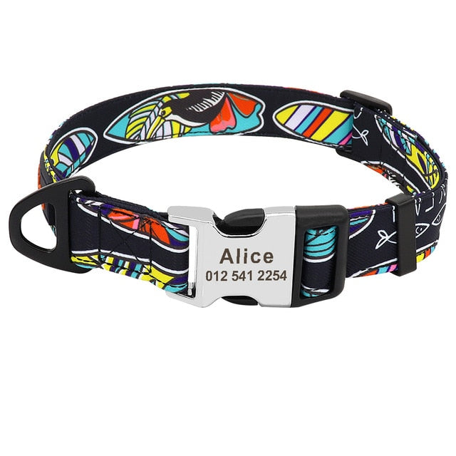 Personalized Pet ID Collars - Custom