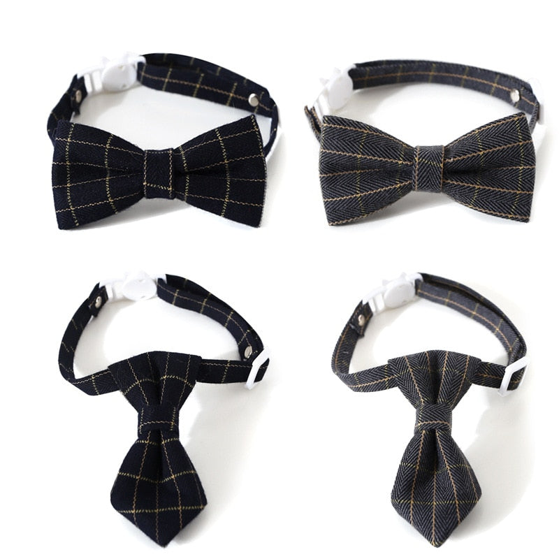 Plaid Tie + Bowtie