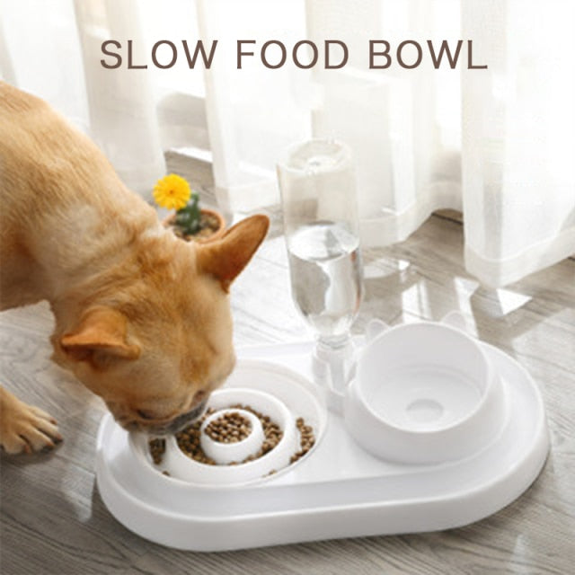 Pet Dog Cat Bowl Automatic Feeder