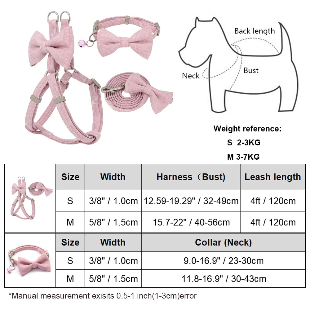 Bow Harness + Matching Lead
