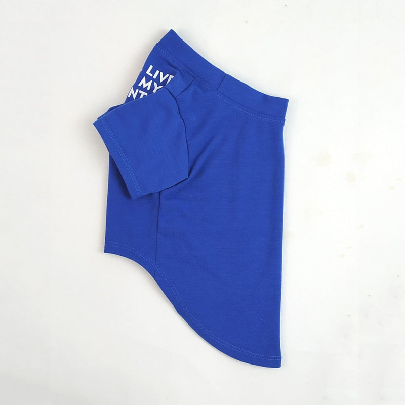 Dog Cotton T-shirt - With Writing