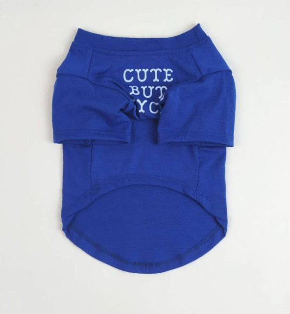 Dog Cotton T-shirt - With Writing