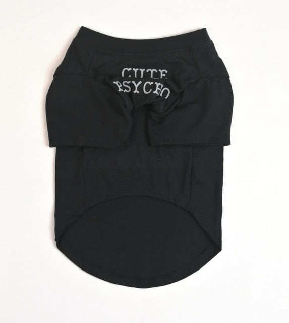 Dog Cotton T-shirt - With Writing