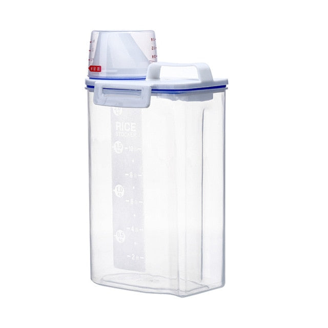 SHUANGMAO Pet Dog Food Storage Container 12.5L Dry Cat Food Box Bag for Moisture Proof Seal With Measuring Cup Kitten Products