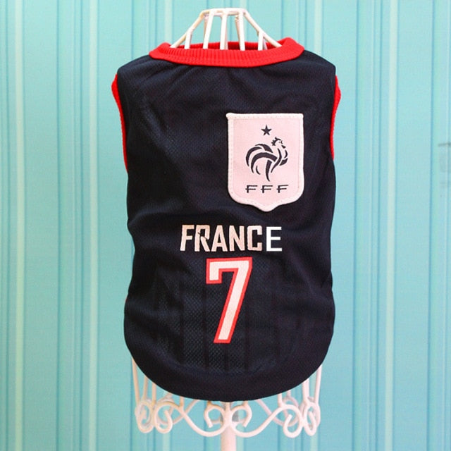 Small Medium Large Pet Dog Vest Mesh Breathable Sport Shirt Puppy Pugs Dog Clothes Bulldog Football Basketball Shirts Jersey
