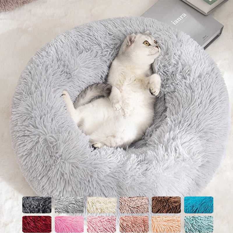 Plush Bed for Pets - Calming