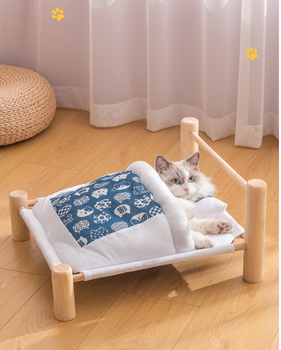 Japanese Elevated Bed for Pets