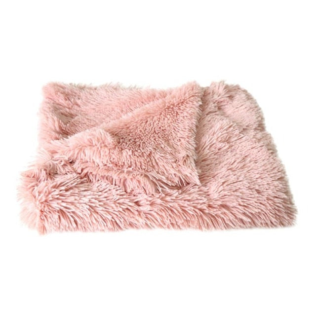 Long Plush Cat Sleeping Mat