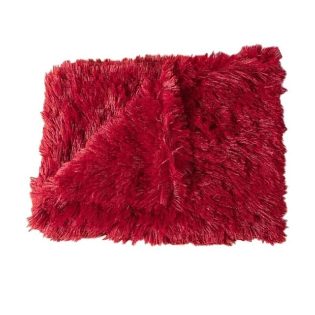 Long Plush Cat Sleeping Mat