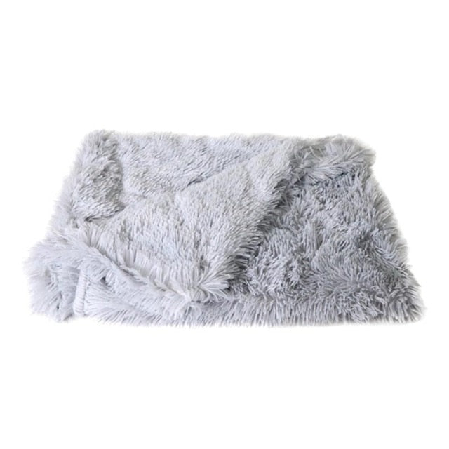 Long Plush Cat Sleeping Mat