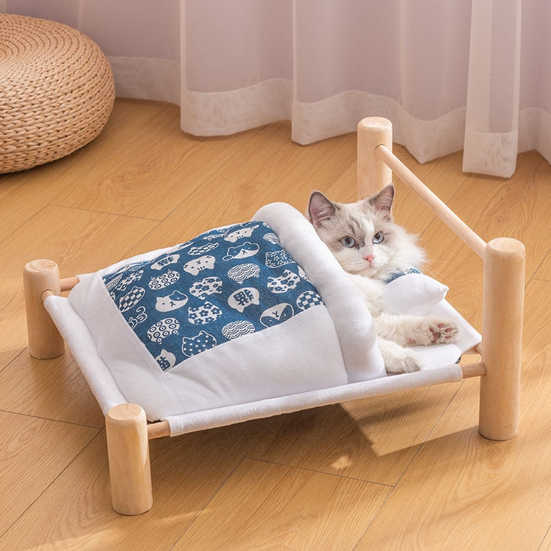 Japanese Elevated Bed for Pets