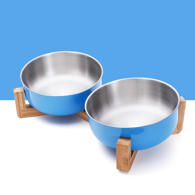 Big Dog Bowl Stainless Steel Gold Pet Bowl
