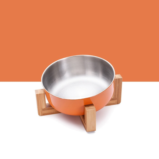 Big Dog Bowl Stainless Steel Gold Pet Bowl