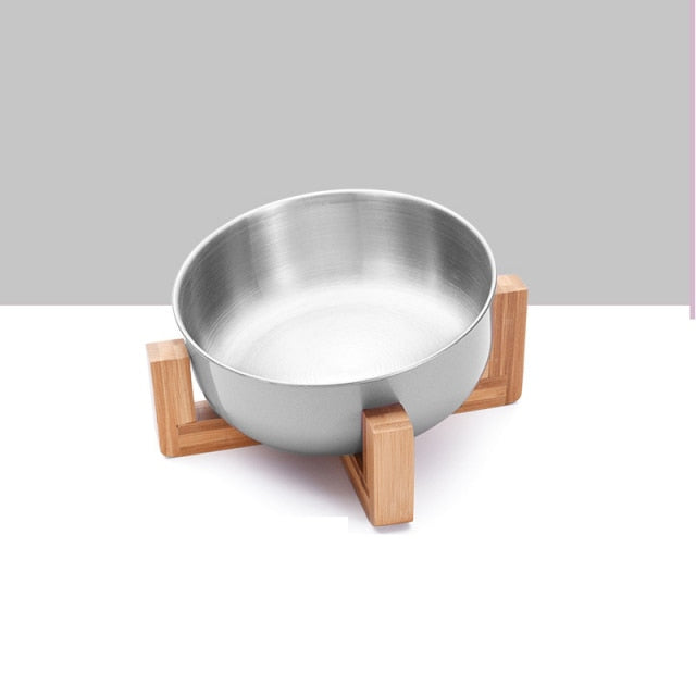 Big Dog Bowl Stainless Steel Gold Pet Bowl