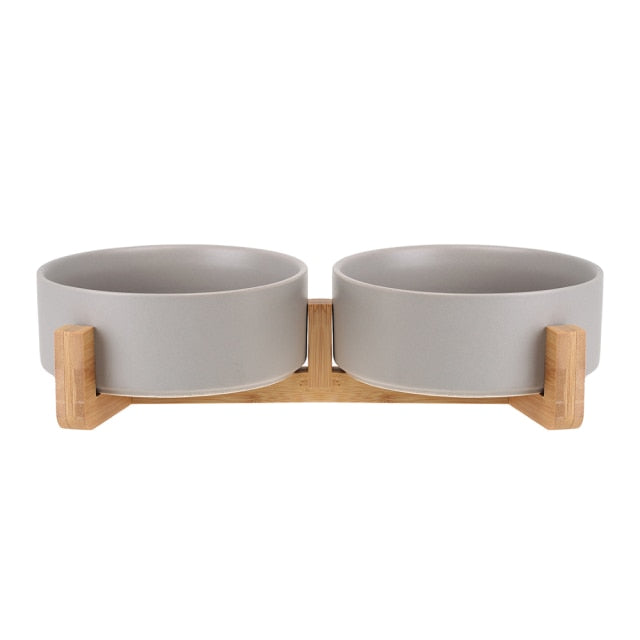 Ceramic Double Feeder