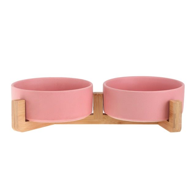 Ceramic Double Feeder