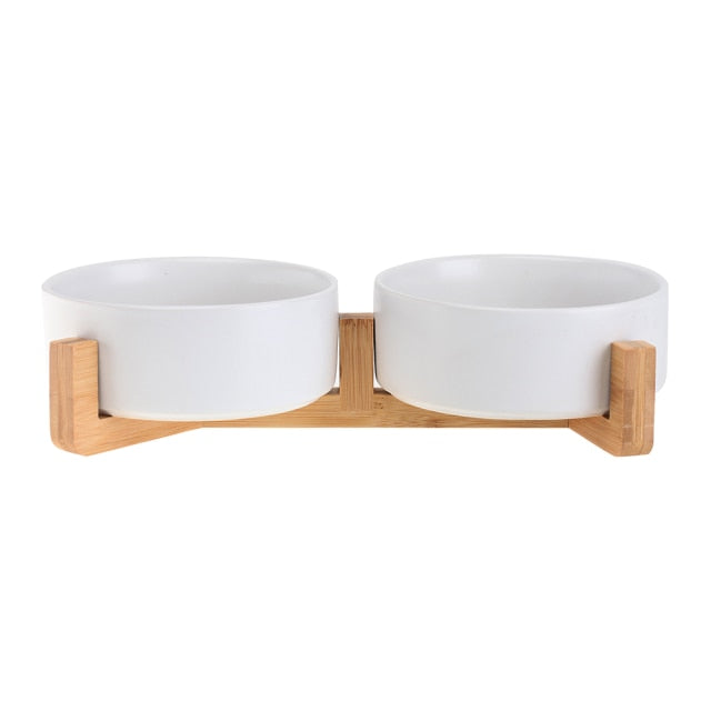 Ceramic Double Feeder