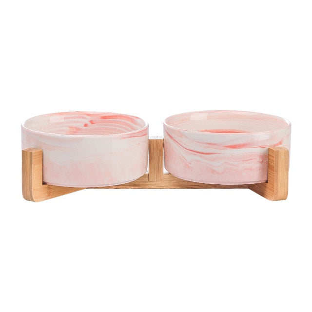 Ceramic Double Feeder