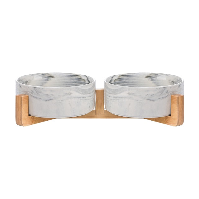 Ceramic Double Feeder