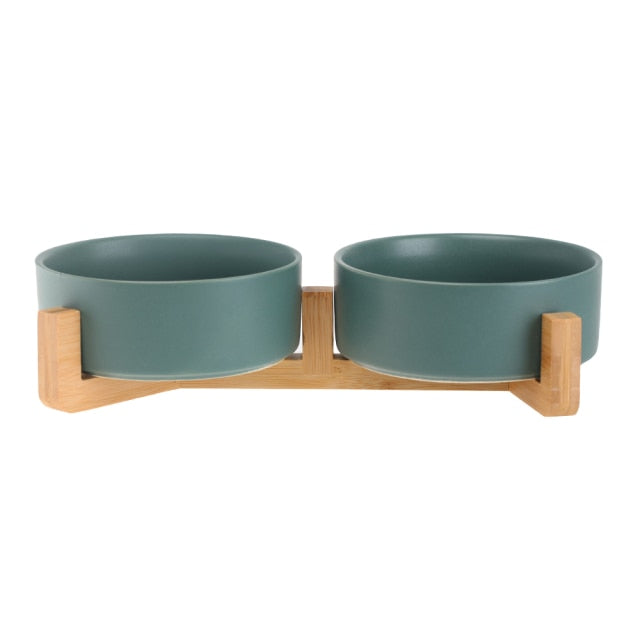 Ceramic Double Feeder