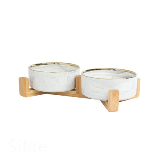 Ceramic Double Feeder