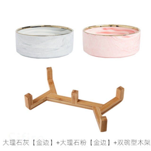 Ceramic Double Feeder