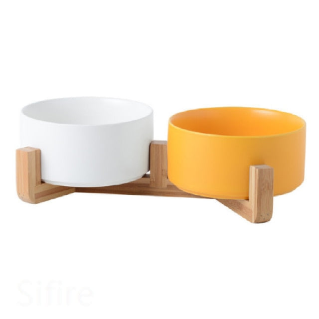 Ceramic Double Feeder