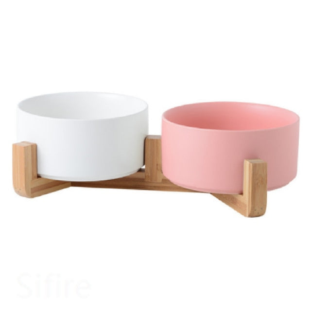 Ceramic Double Feeder