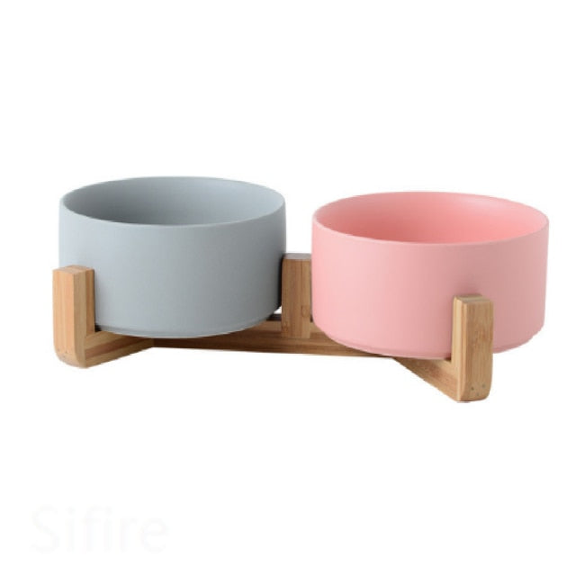 Ceramic Double Feeder